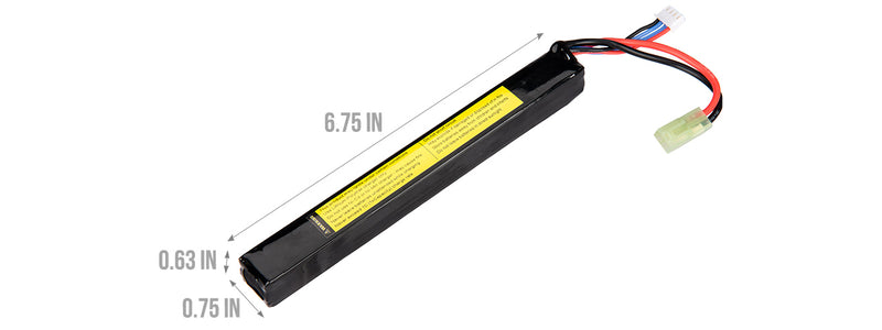 LT 11.1V 1300 mAh 25C Stick LiPo Battery