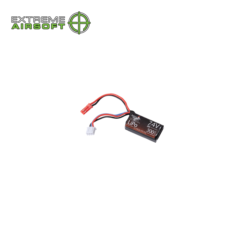 Lancer Tactical 7.4v 300mAh Fusion Engine LiPo Airsoft Battery