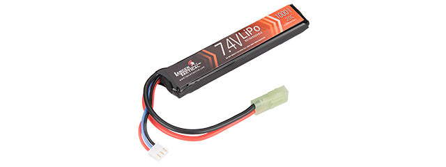 Lancer Tactical 7.4V 1000mAh 20c Stick Lipo Battery