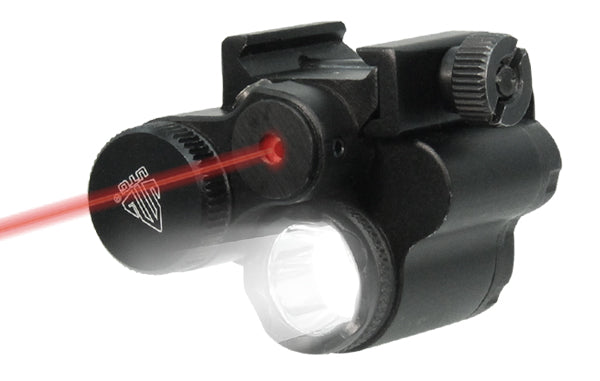 UTG Sub-Compact LED Light and Aiming Adjustable Red Laser