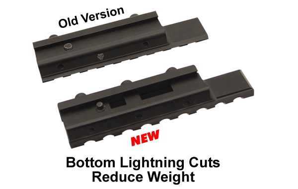 UTG New Gen Dovetail to Picatinny/ Weaver Adaptor Mount