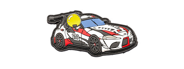 APRILLA DESIGN PVC IFF HOOK & LOOP AUTOMOTIVE SERIES PATCH (MODEL: GR SUPRA RACING CONCEPT)