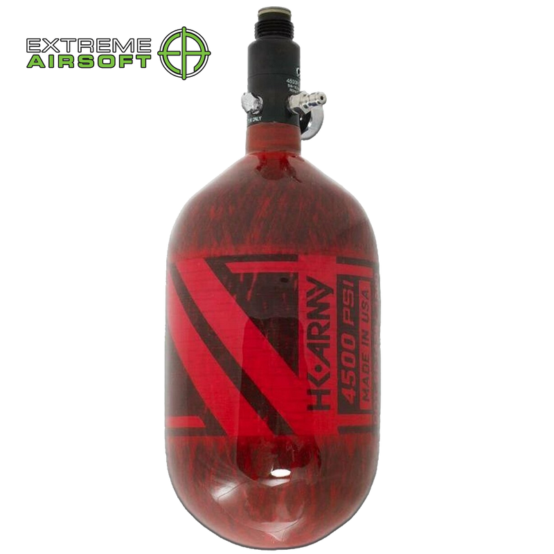HK ARMY AeroLite Carbon Fiber HPA Paintball Tank - 68ci 4500psi - Standard Reg