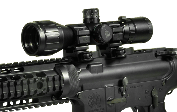 UTG 3-9X32 1" BugBuster Scope, AO, RGB Mil-Dot