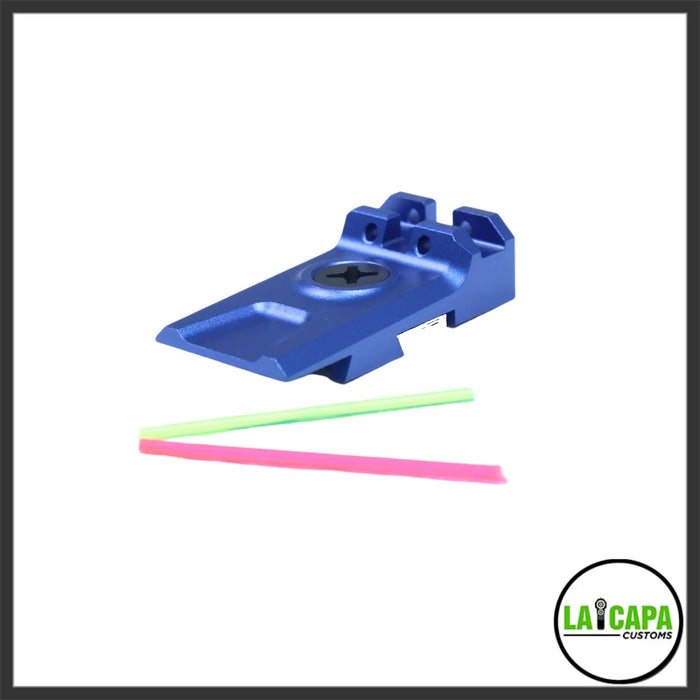 LA Capa Customs Lightweight 5.1 Fiber Optic Rear Sight for Hi Capa