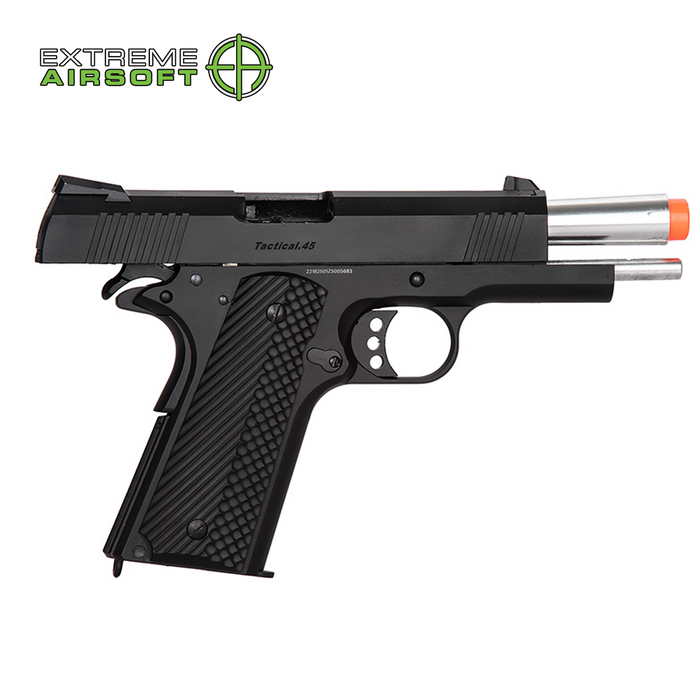 Golden Eagle IMF 3330 OTS Tactical .45 HiCapa Semi-Auto GBB Metal Pistol