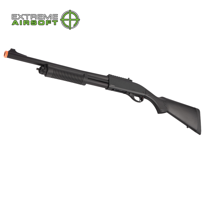 Golden Eagle M870 3/6-Shot Pump Action Gas Airsoft Shotgun (BLACK)