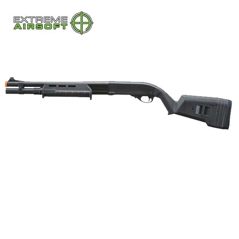 Golden Eagle Airsoft M870 MP M-LOK Style 3/6-Shot Pump Action Gas Shotgun - Black