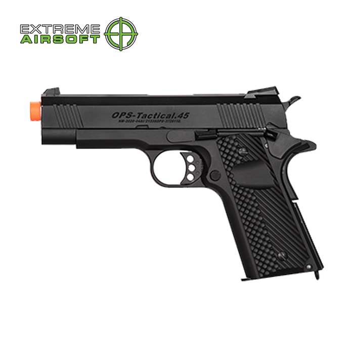 Golden Eagle IMF 3330 OTS Tactical .45 HiCapa Semi-Auto GBB Metal Pistol