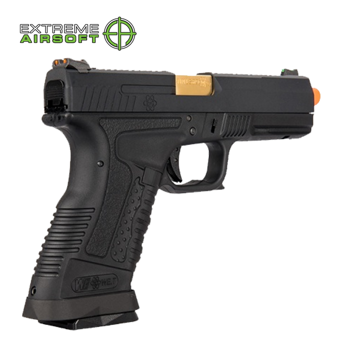 WE-Tech GP1799 T1 Gas Blowback Pistol (Color: Black / Gold Barrel)