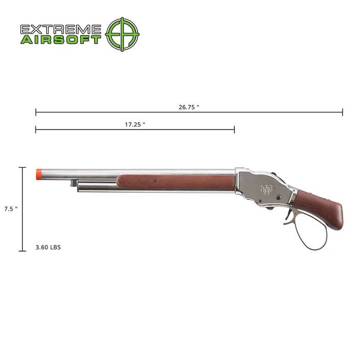 Golden Eagle 1887 Wide Lever Action Shotgun (Silver)